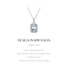 MODIAN 1CT D Color Emerald Cut Moissanite Halo Necklace 925 Sterling Silver Rectangle Wedding Pendant Necklace For Women Jewelry