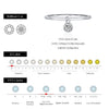 MODIAN D Color Round Moissanite Ring 925 Sterling Silver Small Charms Sparkling Finger Rings For Women Wedding Jewelry Gift
