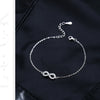 MODIAN D Color Moissanite Lab Created Diamond Bracelet 925 Sterling Silver Romantic Exquisite Infinity Love For Women Jewelry