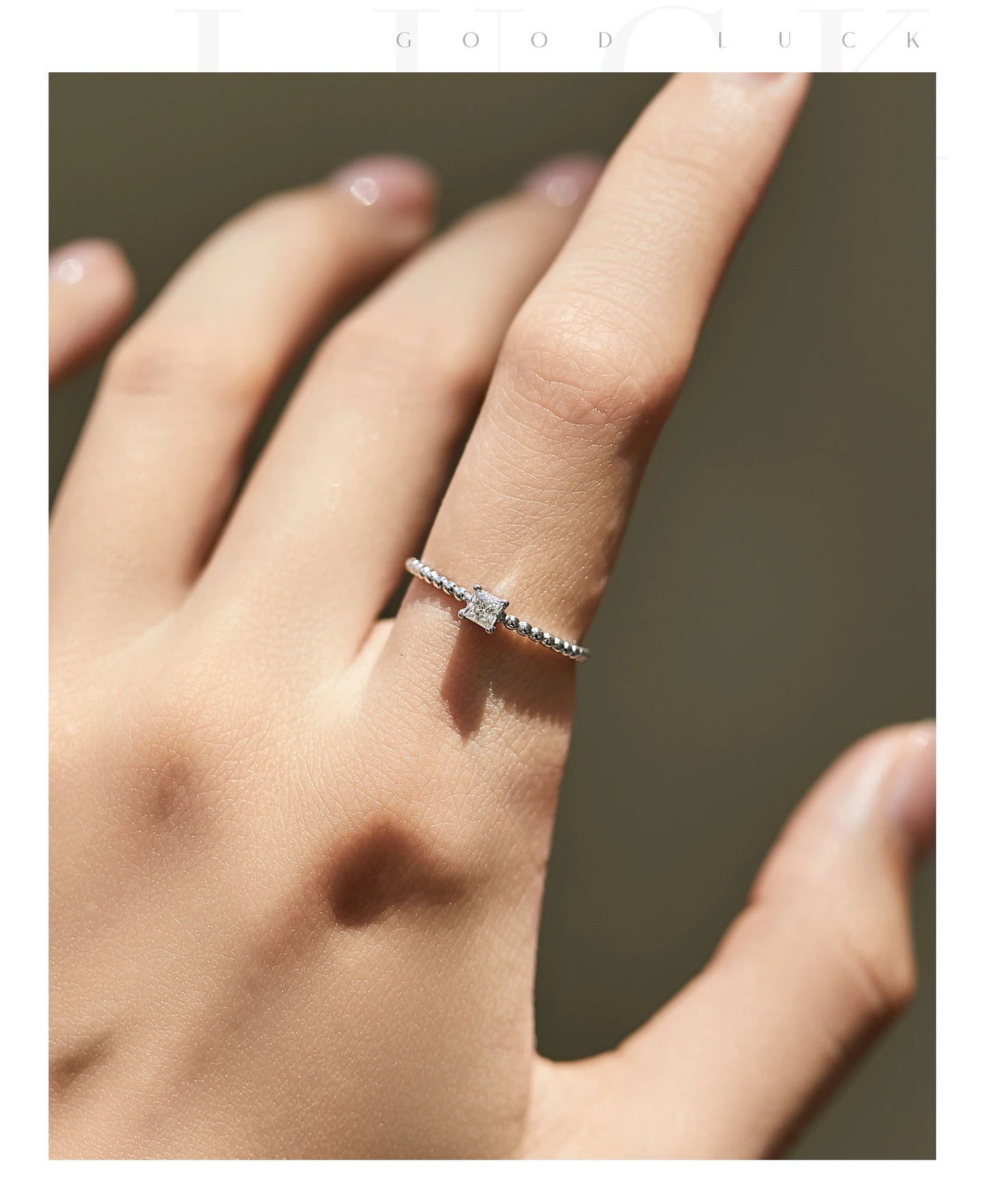 MODIAN D Color Geometric Shaped Moissanite Ring 925 Sterling Silver Heart Square Lab Diamond Wedding Band Jewelry For Women