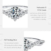 MODIAN Crown D Color Moissanite Ring Delicate Lab Diamond Ring 925 Sterling Silver For Women Wedding Engagement Jewelry