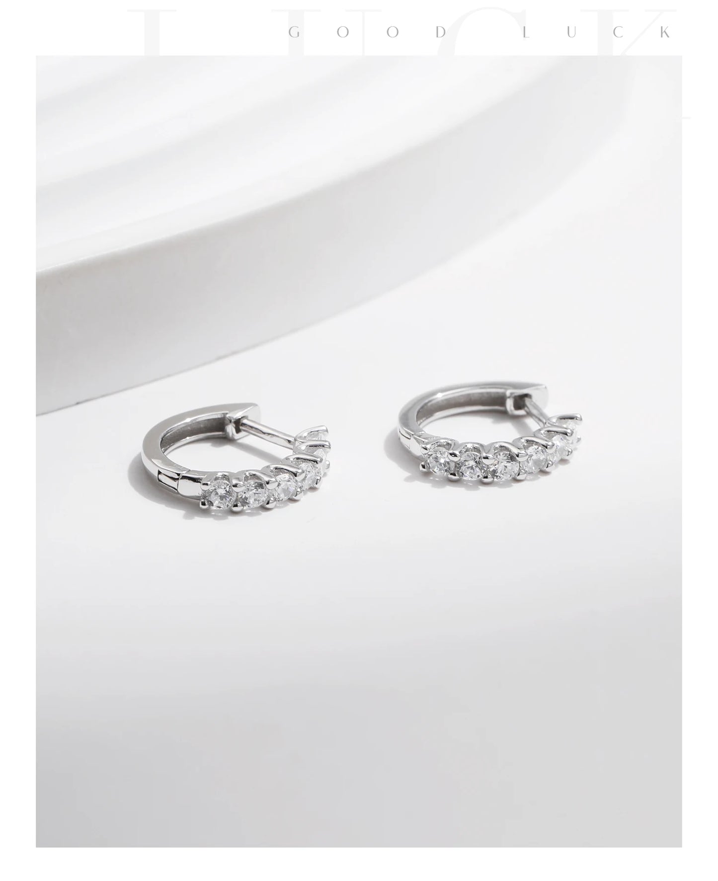 MODIAN D Color Moissanite 925 Sterling Silver Luxury Sparkle Geometric Hoop Earrings Ring For Women Wedding Fine Jewelry Set