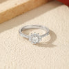 MODIAN D Color Moissanite Luxury Halo Rings 925 Sterling Silver Sparkling Wedding Engagement Rings For Women Fine Jewelry