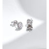 MODIAN D Color Moissanite Stud Earrings Brilliant Square Cut Lab Created Diamond 925 Silver Earrings For Women Wedding Jewelry