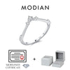 MODIAN D Color Moissanite Rings 925 Sterling Silver Exquisite Arrow Thin Finger Sparkling Rings For Women Wedding Fine Jewelry