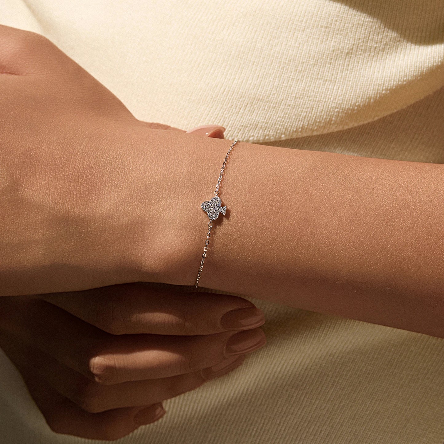 MODIAN D Color Moissanite 925 Sterling Silver Simple Daily Clubs Link Chain Trendy Bracelet For Women Fine Jewelry Gifts