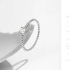 MODIAN D Color Geometric Shaped Moissanite Ring 925 Sterling Silver Heart Square Lab Diamond Wedding Band Jewelry For Women