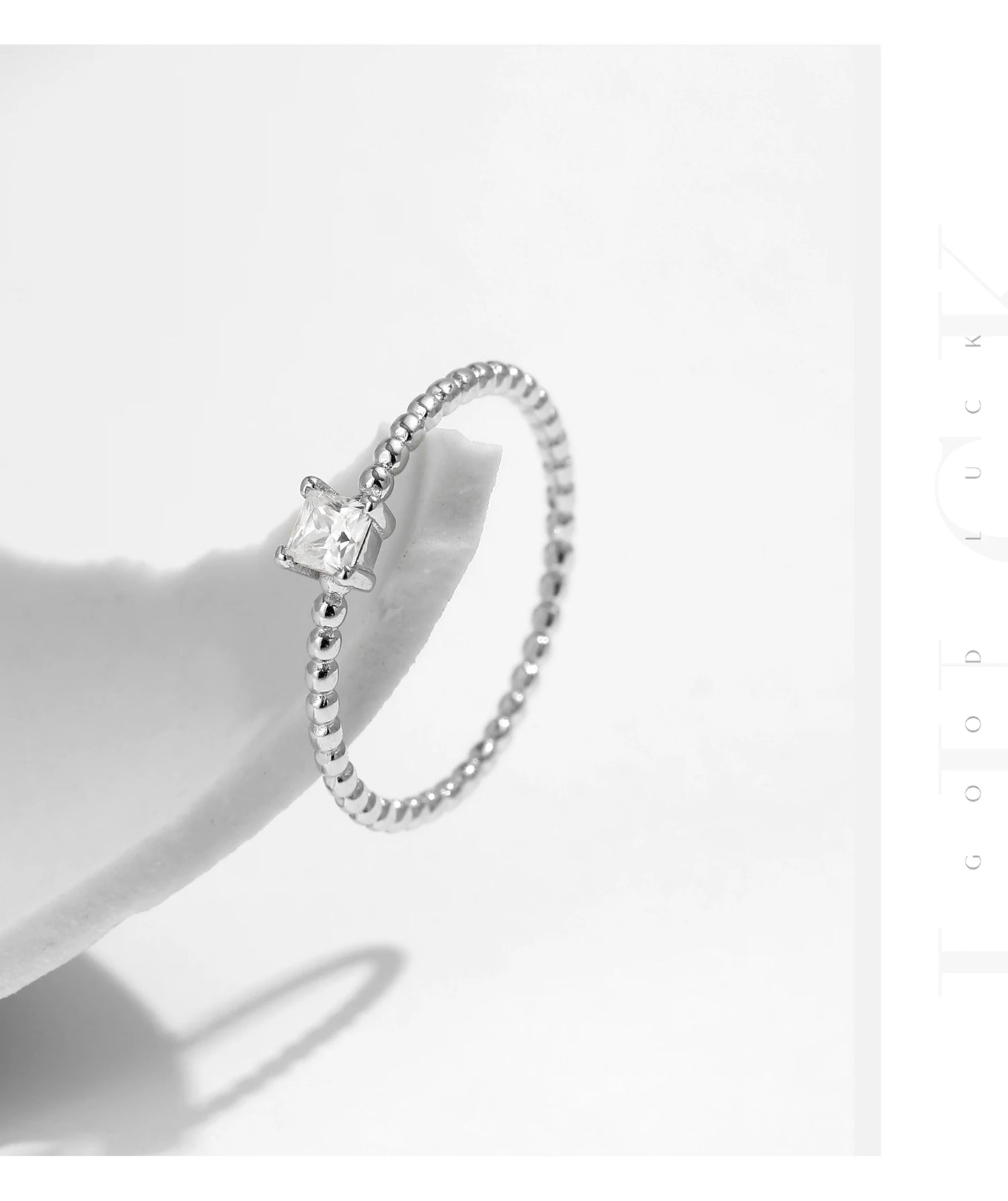 MODIAN D Color Geometric Shaped Moissanite Ring 925 Sterling Silver Heart Square Lab Diamond Wedding Band Jewelry For Women