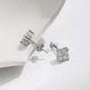 MODIAN Simple D Color Moissanite 925 Sterling Silver Dazzling Lab Created Diamond Ideal Cut Stud Earrings For Women Jewelry