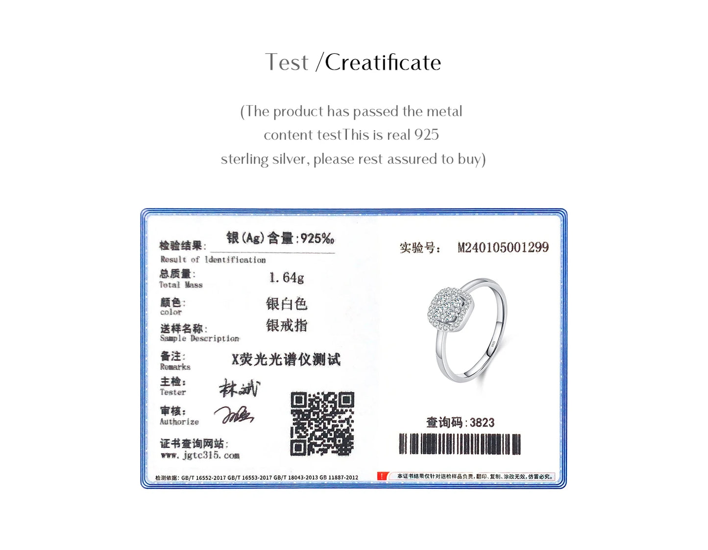 MODIAN Sparkling VVS1 D Color Pave Setting Moissanite Ring 925 Sterling Silver Wedding Band Ring for Women Fine Jewelry