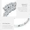 MODIAN D Color Moissanite Eternity Band Ring 925 Sterling Silver Luxury Geometric Ring For Women Wedding Engagement Fine Jewelry