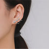 Modian Moissanite 1CT 2CT D Color VVS1 EX Luxury Stud Earrings 925 Sterling Silver Sparkling Earrings For Women Wedding Jewelry
