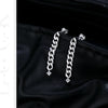 MODIAN D Color Moissanite Link Chain Stud Earrings 925 Sterling Silver Exquisite Trendy Earrings For Women Vacation Fine Jewelry
