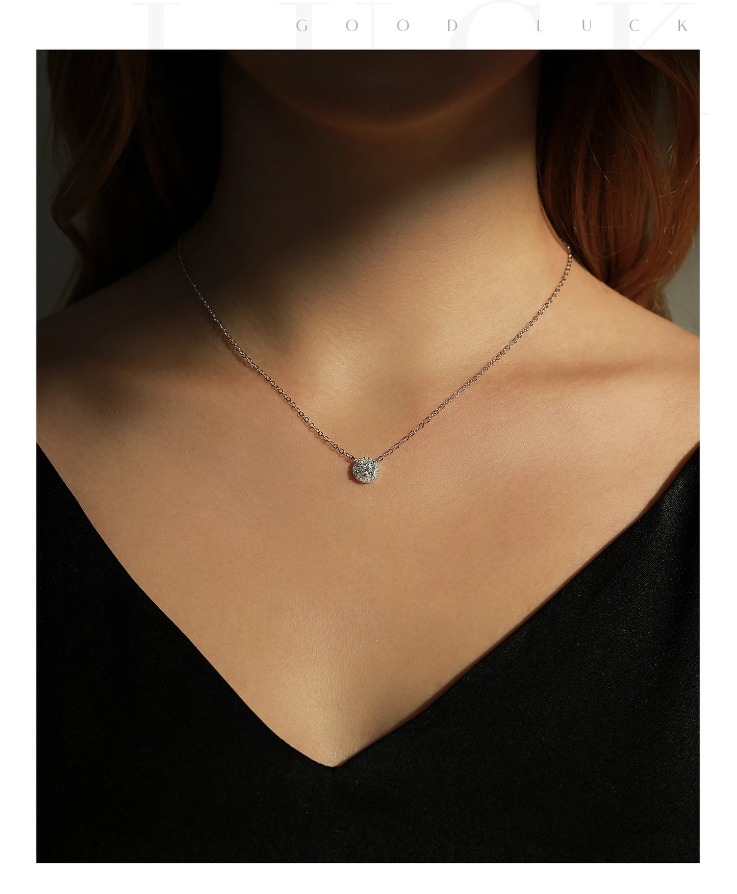 MODIAN Moissanite 925 Sterling Silver Fashion Luxury Round Necklace Stud Earrings Ring For Women Wedding Fine Jewelry Se