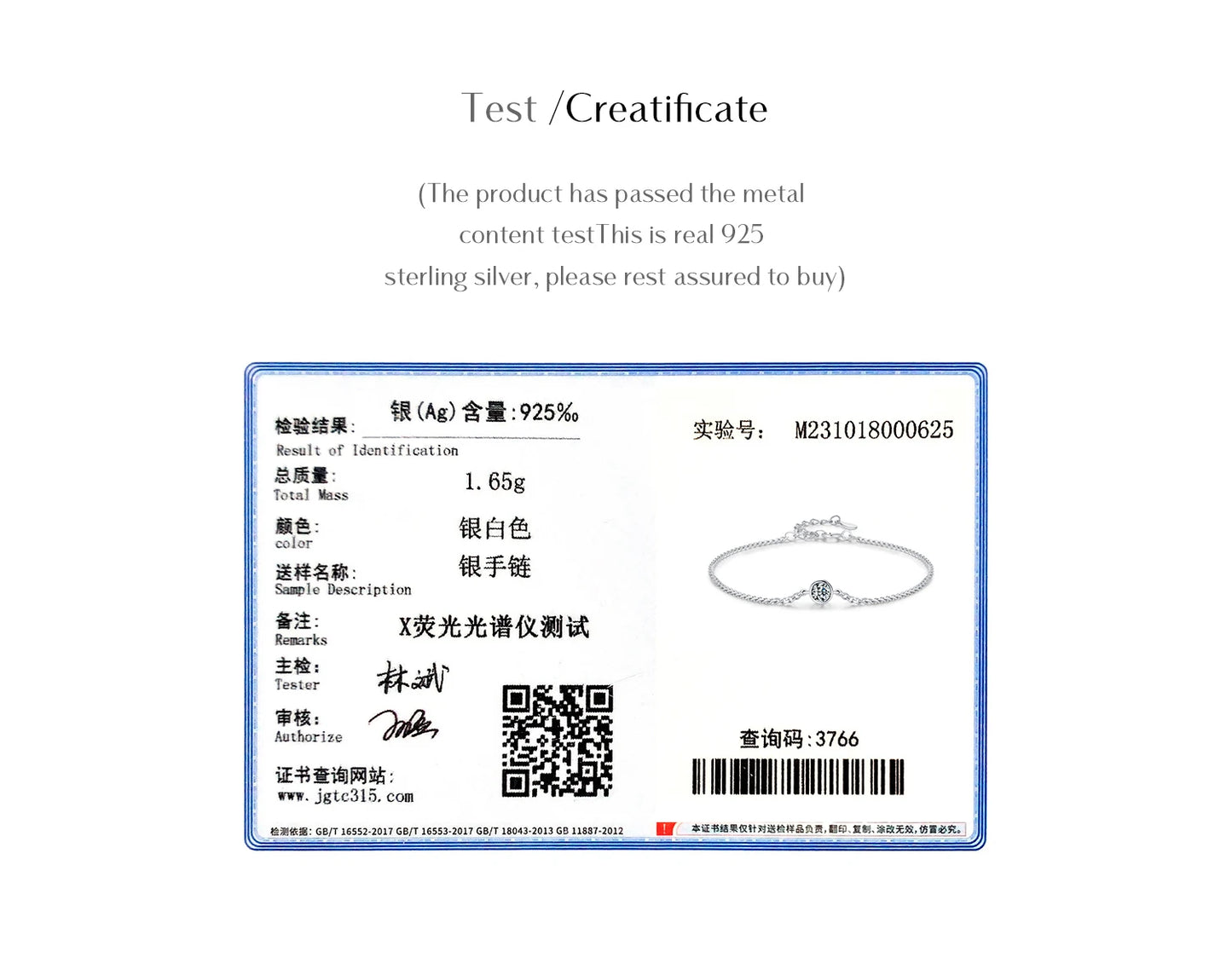 MODIAN 0.25CT Moissanite Bezel Setting Bracelet For Women Diamond 925 Sterling Silver Elegant Chain Bracelet Wedding Jewelry