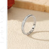 MODIAN Dazzling D Color Rectangle Moissanite Stackable Rings 925 Sterling Silver Eternity Band Rings For Women Fine Jewelry