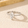 MODIAN Marquise Cut D Color Moissanite Finger Rings 925 Sterling Silver Exquisite Wedding Engagement Ring For Women Fine Jewelry