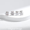 MODIAN D Color 1CT Moissanite Stud Earrings 925 Sterling Silver Wedding Engagement Lab Created Diamond Jewelry For Women Gift