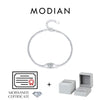 MODIAN 1CT D Color Moissanite Bracelet 925 Sterling Silver Delicate Double Layer Bracelets For Bridal Wedding Fine Jewelry Gifts