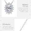 MODIAN D Color Oval Moissanite Necklaces 925 Sterling Silver Classic Pendant Necklace For Women Wedding Engagement Fine Jewelry