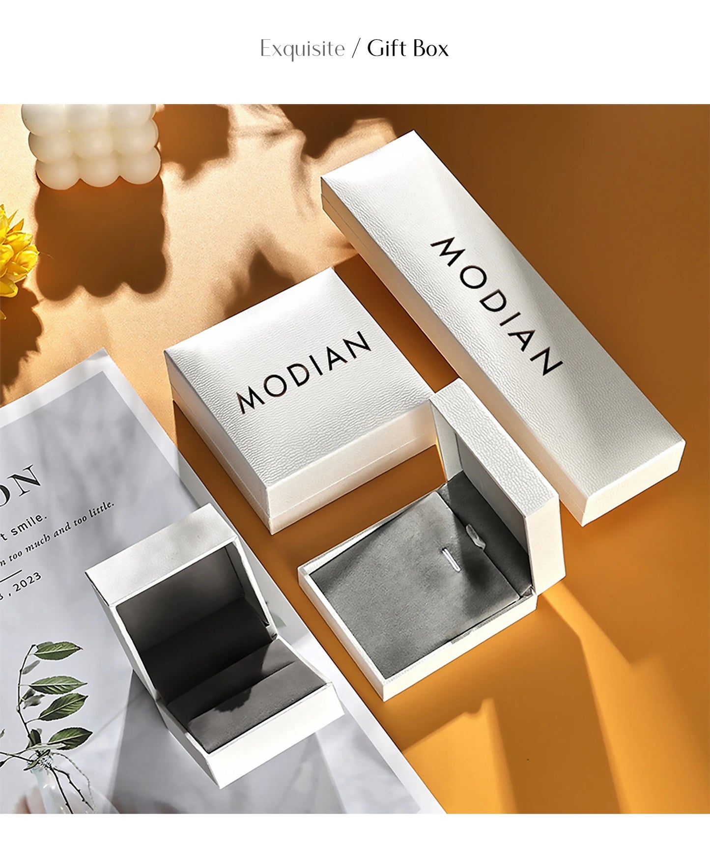 MODIAN D Color Moissanite Rectangle Brand Necklace 925 Sterling Silver Trendy Stackable Pendant Necklaces For Women Fine Jewelry