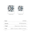MODIAN D Color 1CT Moissanite Stud Earrings 925 Sterling Silver Wedding Engagement Lab Created Diamond Jewelry For Women Gift