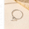 MODIAN D Color Moissanite Rings 925 Sterling Silver Adjustable Beads Boxes Exquisite Chain Rings For Women Fine Jewelry Gift