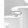 MODIAN D Color Geometric Shaped Moissanite Ring 925 Sterling Silver Heart Square Lab Diamond Wedding Band Jewelry For Women