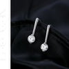 MODIAN Sparkling D Color Moissanite Drop Earrings 925 Sterling Silver Classic Geometric Dangle Earrings For Women Fine Jewelry
