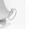 MODIAN D Color Geometric Shaped Moissanite Ring 925 Sterling Silver Heart Square Lab Diamond Wedding Band Jewelry For Women