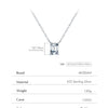 MODIAN 6 Styles D Color Geometric Moissanite Necklaces 925 Sterling Silver Dazzling Pendant Necklace For Women Fine Jewelry