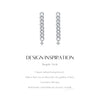 MODIAN D Color Moissanite Link Chain Stud Earrings 925 Sterling Silver Exquisite Trendy Earrings For Women Vacation Fine Jewelry