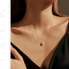 MODIAN 3 Styles Moissanite Necklace 925 Sterling Silver Simple Geometric Fishing Line Choker Necklaces For Women Fine Jewelry