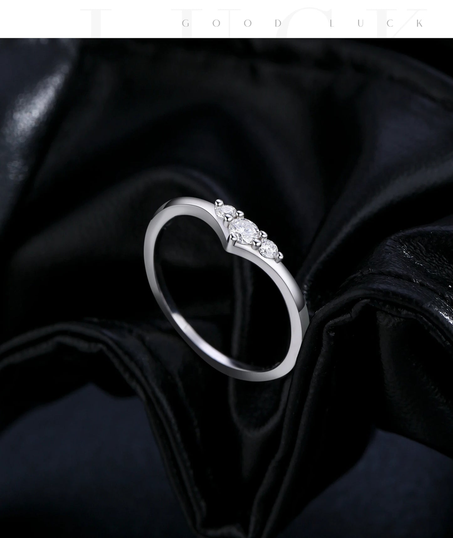 MODIAN Simple Eternity Moissanite Ring 925 Sterling Silver Sparkling Simple Thin Wedding Band Rings For Women Fine Jewelry Gift