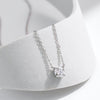 MODIAN Moissanite Pendant Necklace D Color 0.8CT Lab Diamond For Women Wedding Engagement 925 Sterling Silver Fine Jewelry Gift