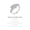 MODIAN D Color Moissanite Eternity Band Ring 925 Sterling Silver Luxury Geometric Ring For Women Wedding Engagement Fine Jewelry