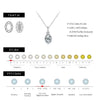 MODIAN 1CT Oval Bezel D Color Moissanite Necklaces 925 Sterling Silver Luxury Wedding Pendant Necklace For Women Fine Jewelry