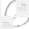 MODIAN D Color Moissanite 925 Sterling Silver Classic Simple Round Hoop Earrings Ring For Women Daily Fine Jewelry Set