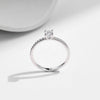 MODIAN D Color Moissanite Ring Delicate Square 925 Sterling Silver Lab Diamond Ring For Women Wedding Statement Jewelry