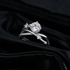 MODIAN 1CT VVS1 Clarity Moissanite Dazzling Ring 925 Sterling Silver e Multi-layer Lines Rings For Women Wedding Jewelry Gifts