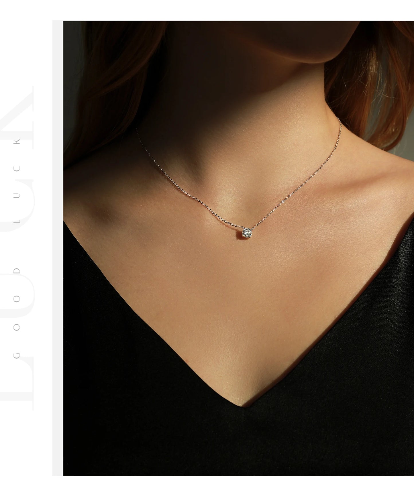 MODIAN Moissanite Pendant Necklace D Color 0.8CT Lab Diamond For Women Wedding Engagement 925 Sterling Silver Fine Jewelry Gift