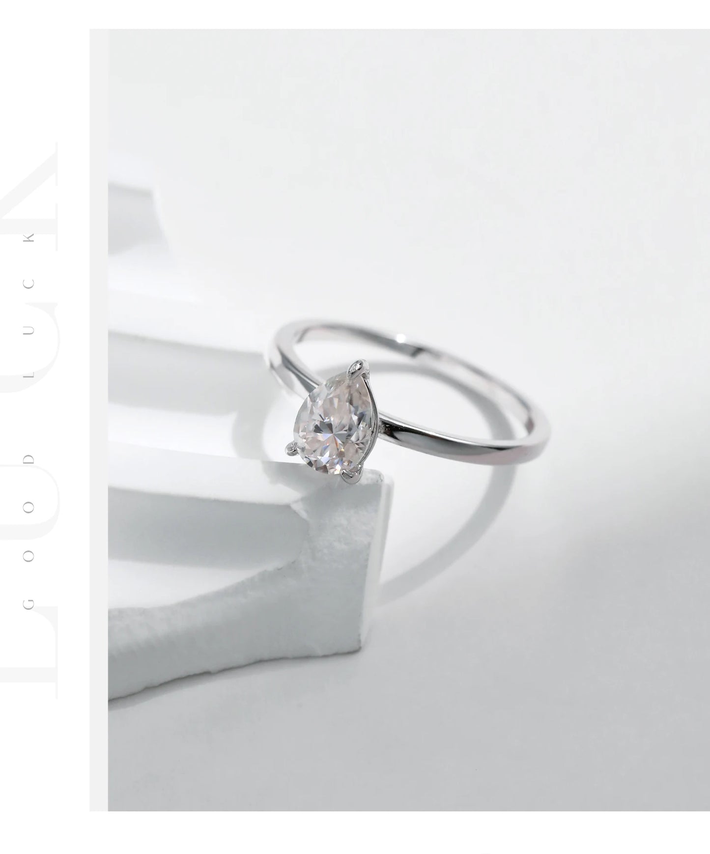 MODIAN Pear Round Square Moissanite Ring 925 Sterling Silver Wedding D Color Lab Created Diamond Rings For Women Fine Jewelry