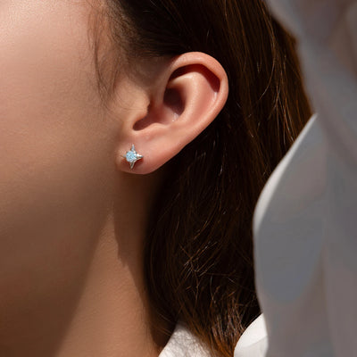 MODIAN D Color Clarity Moissanite Ear Studs 925 Sterling Silver Exquisite Darts Stud Earrings For Women Party Fine Jewelry