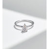 MODIAN D Color Pear Cut Moissanite Ring 925 Sterling Silver Water Drop Lab Diamond Wedding Rings For Women Wedding Fine Jewelry