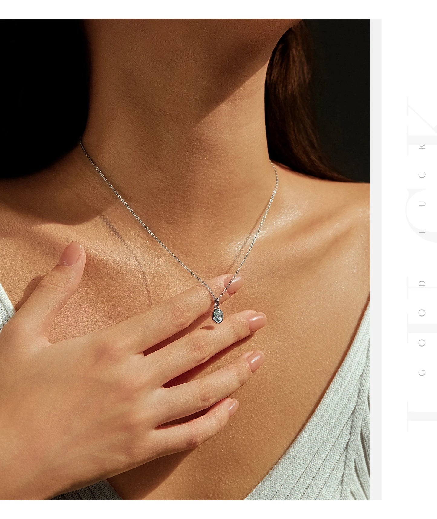 MODIAN 6 Styles D Color Geometric Moissanite Necklaces 925 Sterling Silver Dazzling Pendant Necklace For Women Fine Jewelry