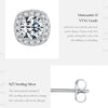 MODIAN D Color Heart Pear Square Moissanite Stud Earrings 925 Sterling Silver Lab Diamond Earrings For Women Wedding Jewelry