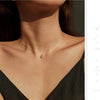MODIAN D Color Water Drop Moissanite Necklace 925 Sterling Silver Fishing Line Choker Pendant Necklaces For Women Jewelry Gifts