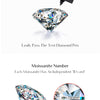 MODIAN D Color Moissanite Lab Diamond Rings 925 Sterling Silver Irregular Line Stackable Fashion Ring For Women Fine Jewelry