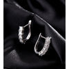 MODIAN D Color U Shape Moissanite Earrings 925 Sterling Silver Elegant Exquisite Hoop Earrings For Women Wedding Jewelry