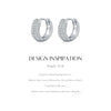 MODIAN D Color Sparkling Moissanite Ear Buckle 925 Sterling Silver Luxury Circle Hoop Earrings For Women Wedding Fine Jewelry